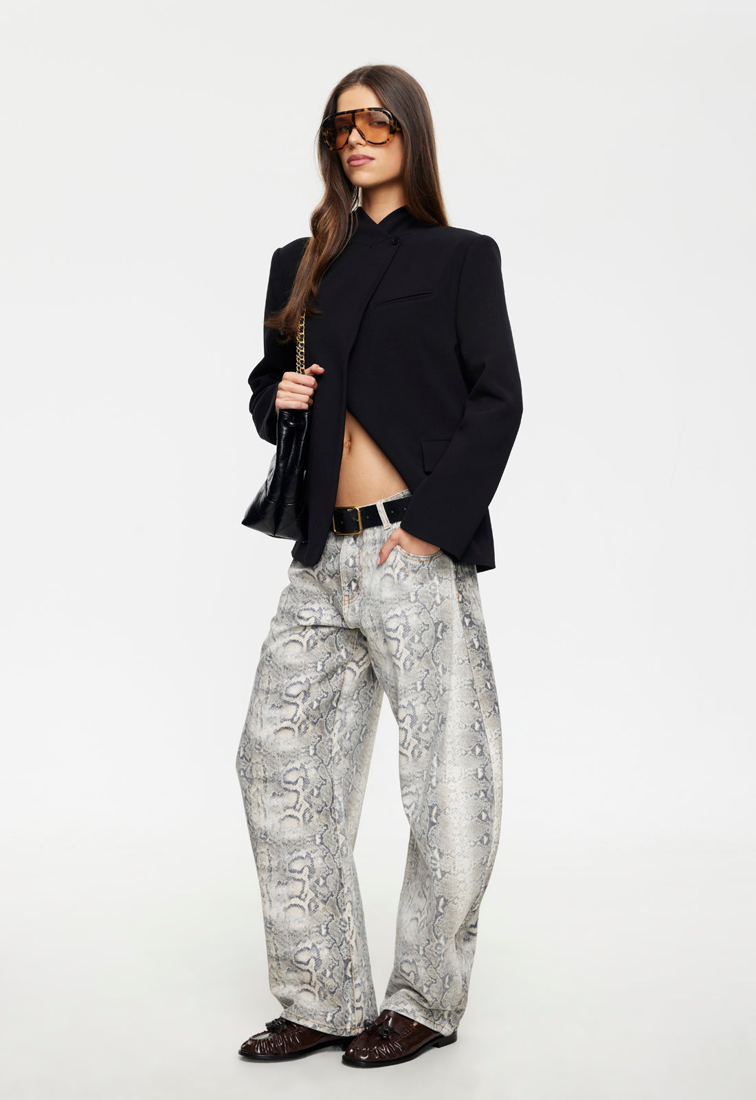 Lioness Fashion Signature HORSESHOE JEAN - PYTHON