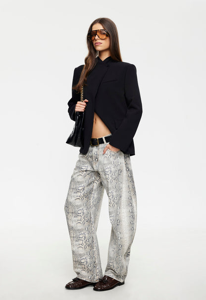 Lioness Fashion Signature HORSESHOE JEAN - PYTHON