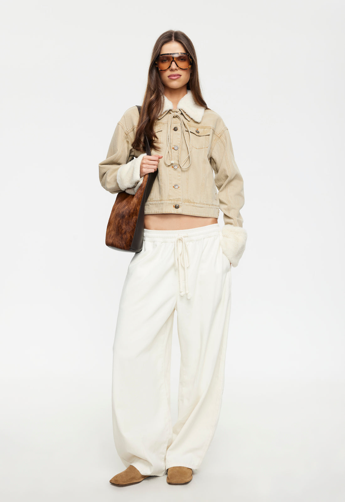 Lioness Fashion Popular APRES DENIM JACKET - STONE