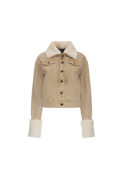 Lioness Fashion Popular APRES DENIM JACKET - STONE