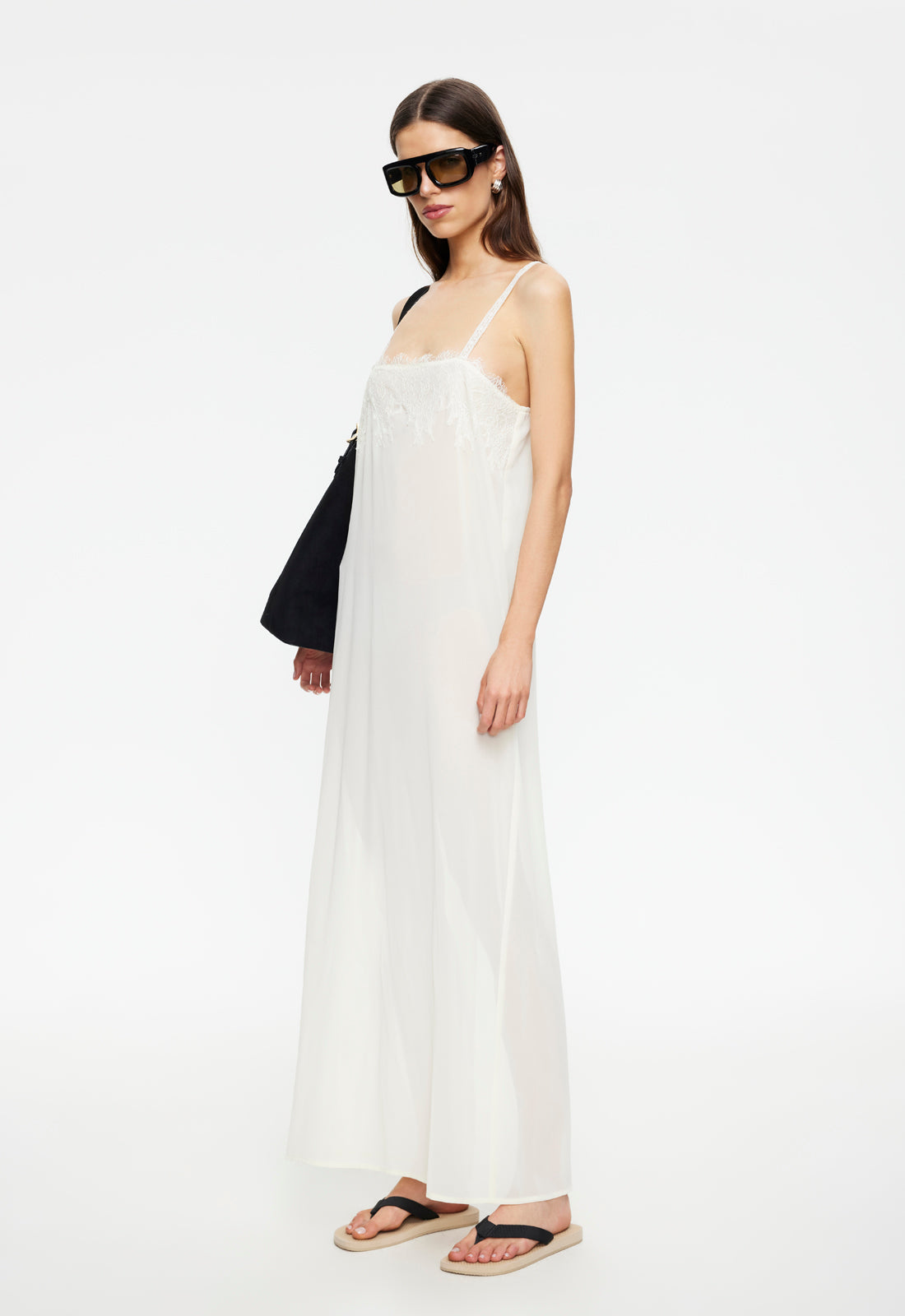 Lioness Fashion Recommended GLACIAL MAXI DRESS - BUTTER