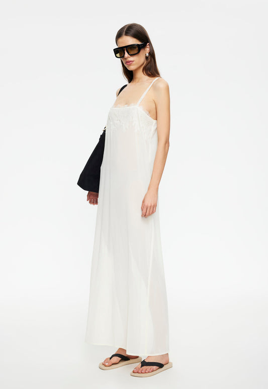Lioness Fashion Recommended GLACIAL MAXI DRESS - BUTTER
