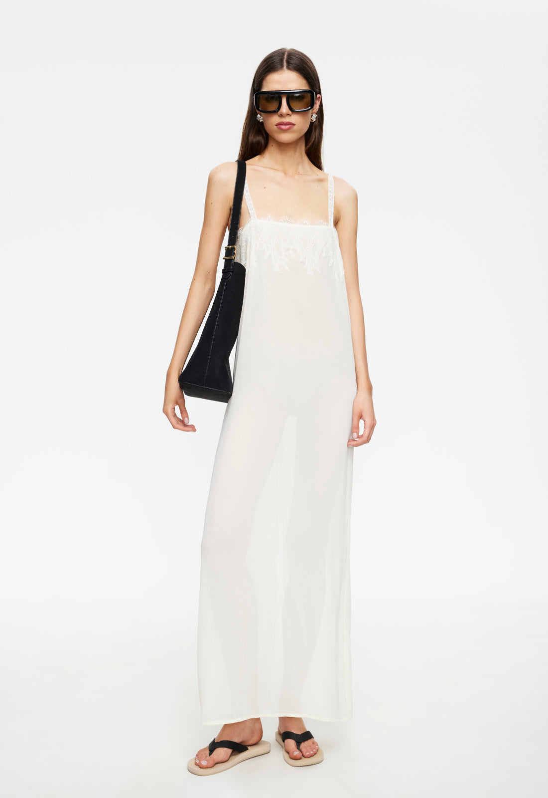 Lioness Fashion Recommended GLACIAL MAXI DRESS - BUTTER