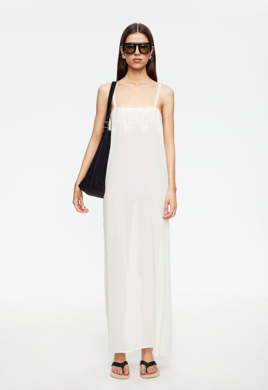 Lioness Fashion Recommended GLACIAL MAXI DRESS - BUTTER