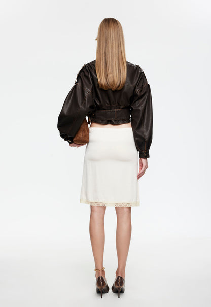 Lioness Fashion Trusted BELLA MIDI SKIRT - BUTTER