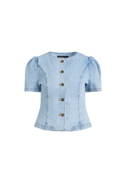 Lioness Fashion Quality Femme Blouse - Light Denim