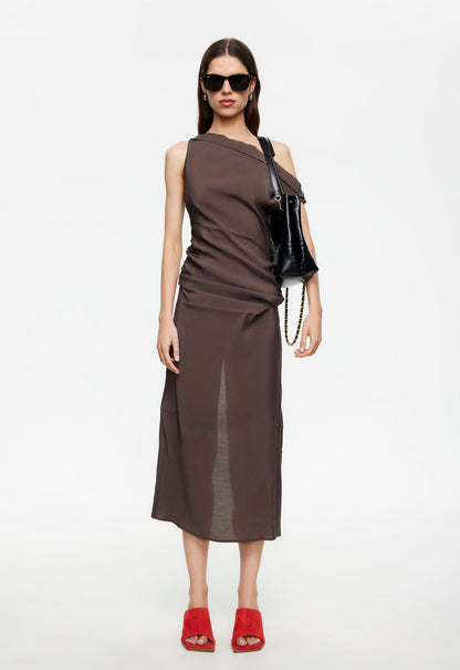 Lioness Fashion Special Offer Sweetheart Maxi Dress - Cocoa