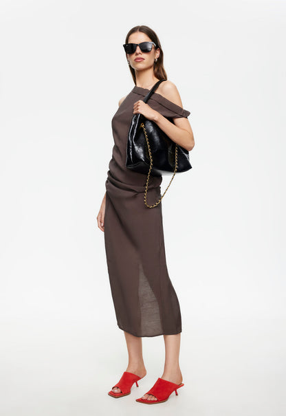 Lioness Fashion Special Offer Sweetheart Maxi Dress - Cocoa