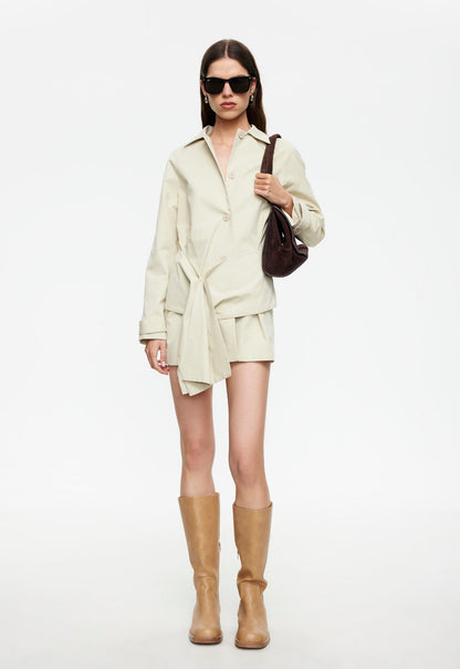 Lioness Fashion Popular Wiseguy Mini Dress - Sand