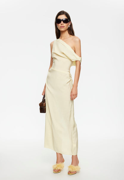 Lioness Fashion Exclusive Sweetheart Maxi Dress - Lemon