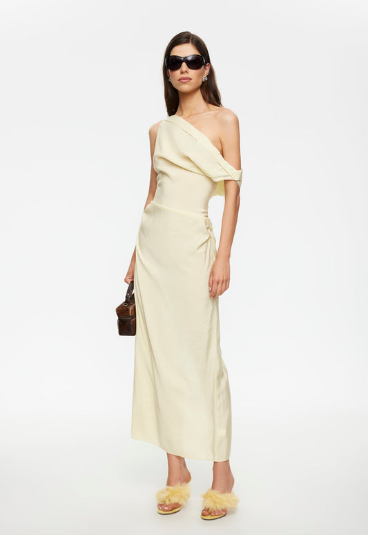Lioness Fashion Exclusive Sweetheart Maxi Dress - Lemon
