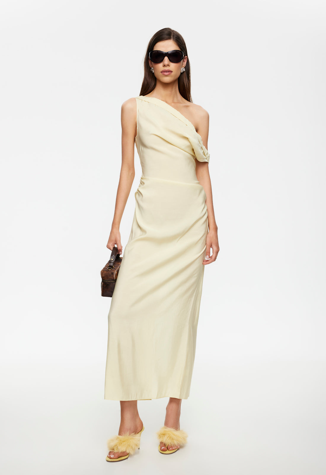 Lioness Fashion Exclusive Sweetheart Maxi Dress - Lemon