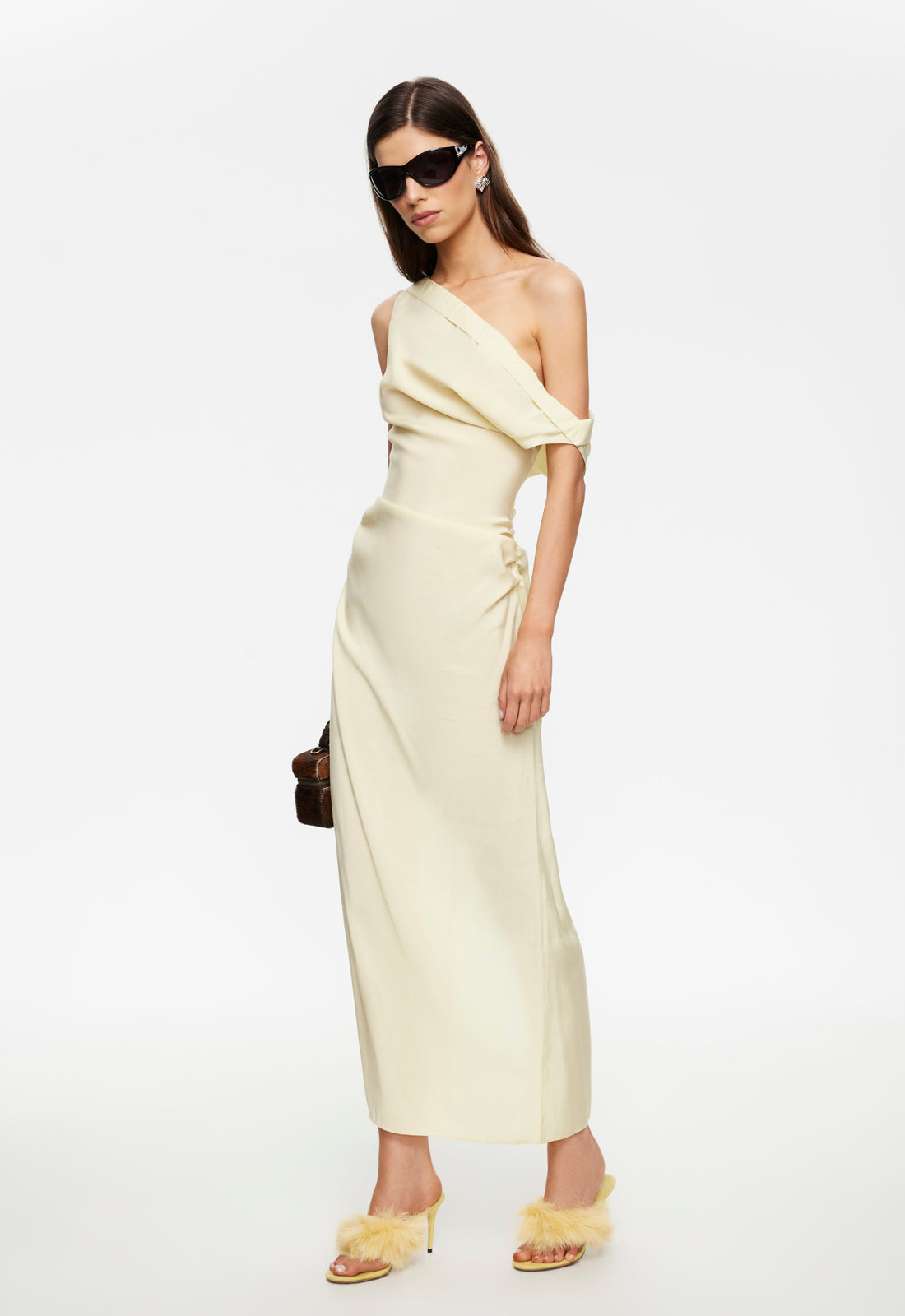 Lioness Fashion Exclusive Sweetheart Maxi Dress - Lemon