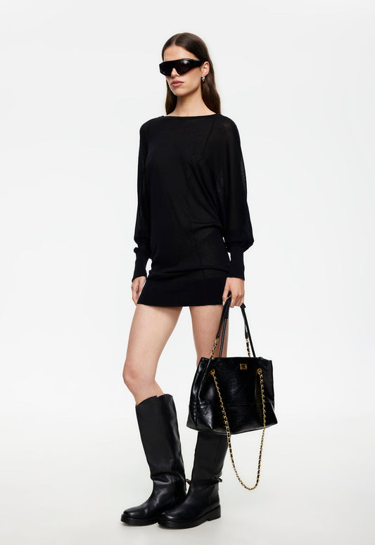 Lioness Fashion Top Pick Bellissimo Mini Dress - Noir