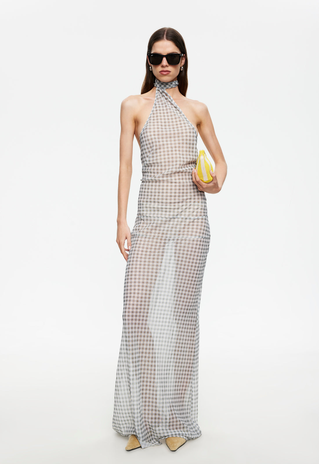 Lioness Fashion Discount LUX MAXI DRESS - SKY CHECK