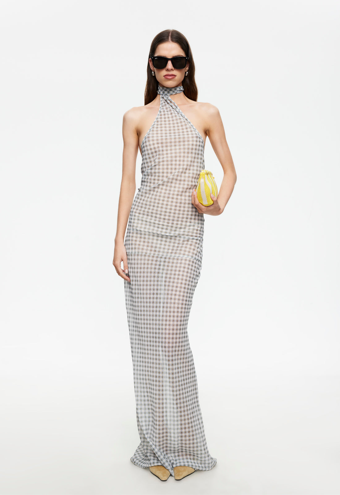 Lioness Fashion Discount LUX MAXI DRESS - SKY CHECK