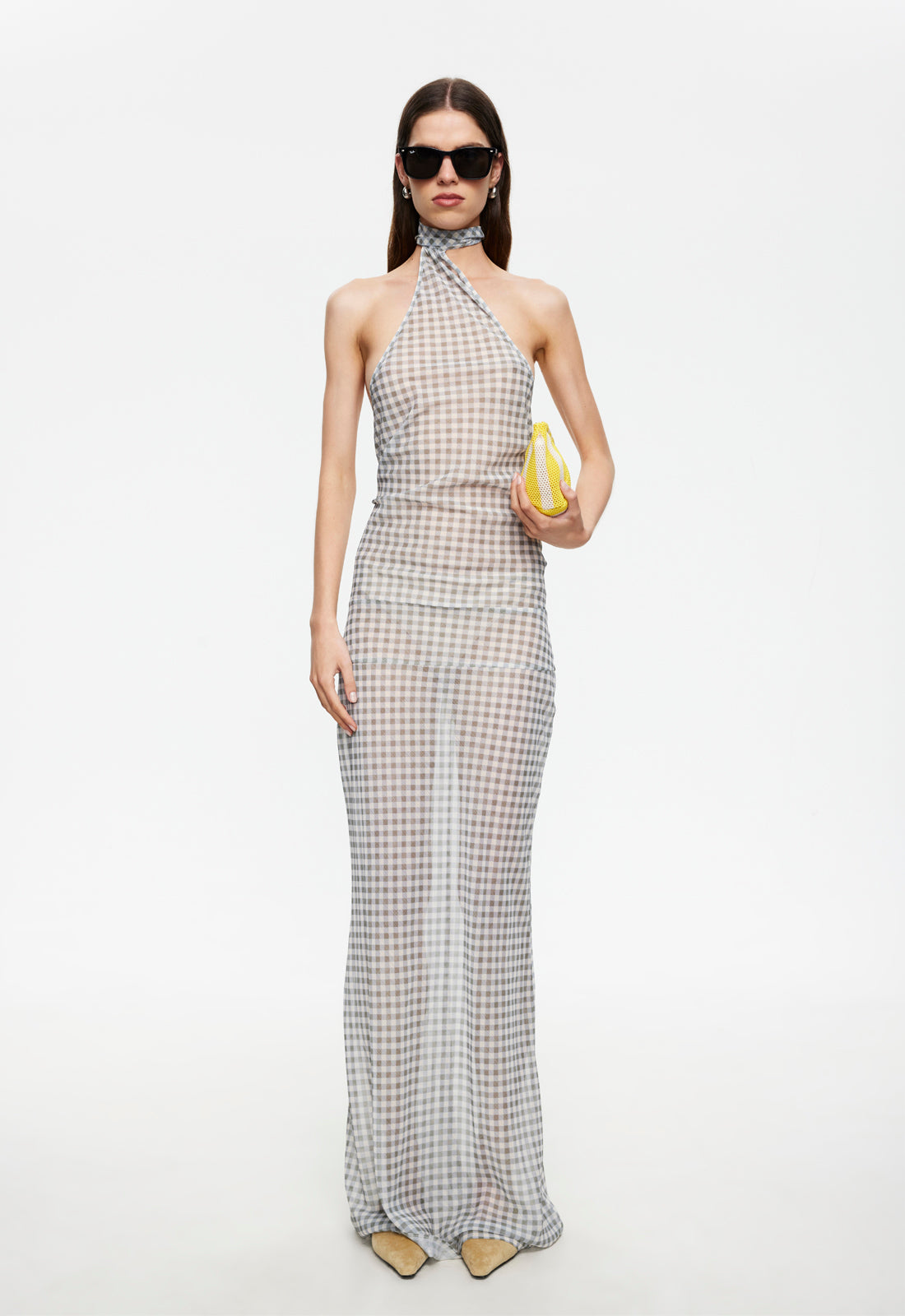 Lioness Fashion Discount LUX MAXI DRESS - SKY CHECK