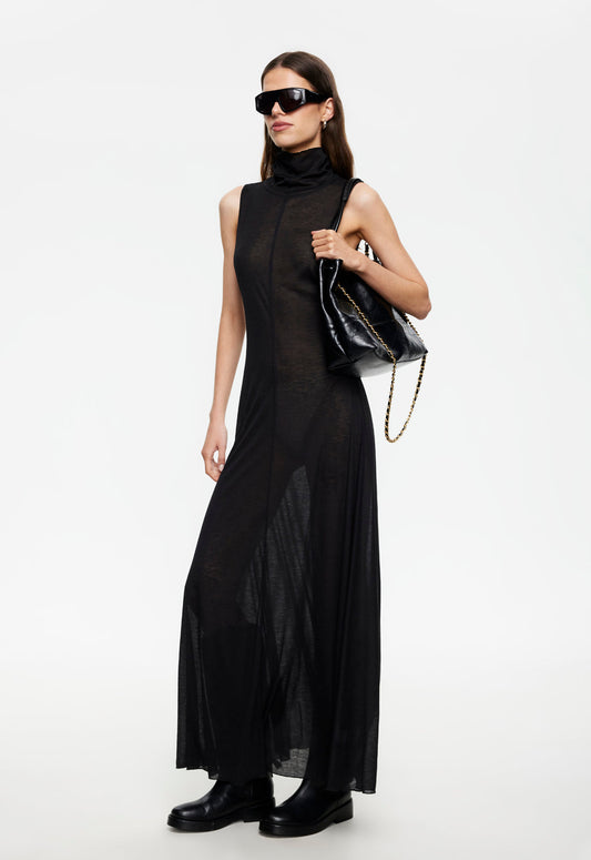 Lioness Fashion Premium LAST LIGHT MAXI DRESS - ONYX