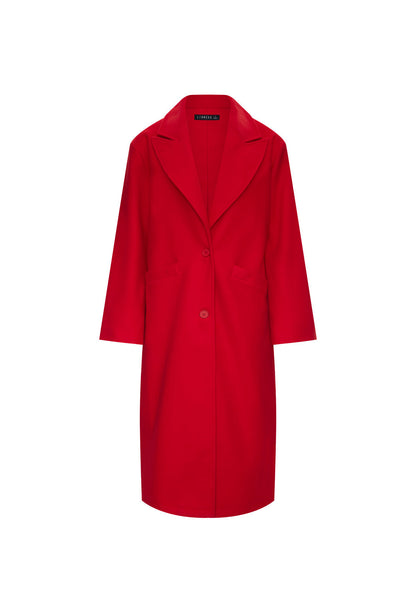 Lioness Fashion Classic OLSEN COAT - CRIMSON