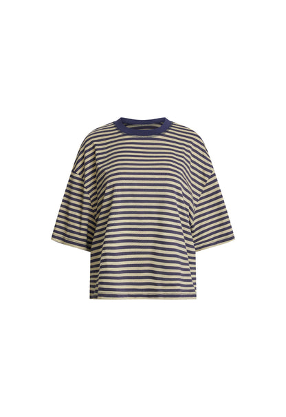 Lioness Fashion Latest Bloom Short Sleeve - Beige Stripe