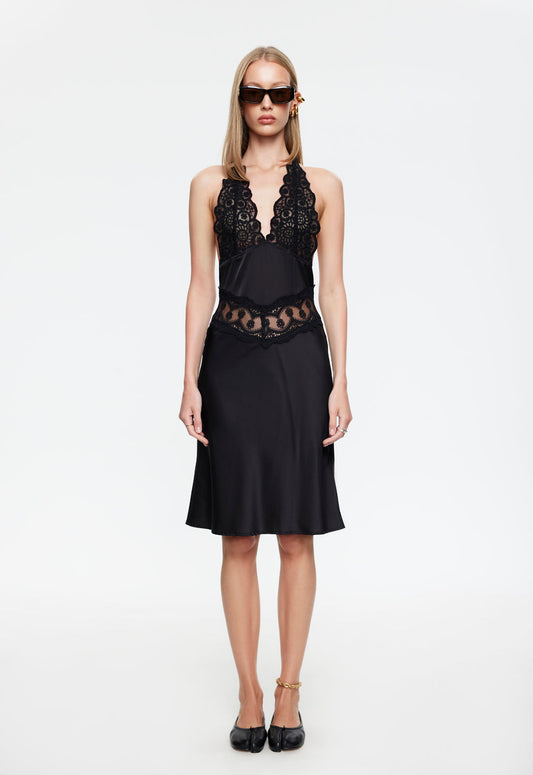 Lioness Fashion Best Price SOLANA MIDI DRESS - ONYX