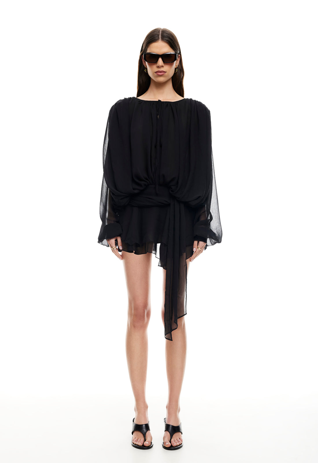 Lioness Fashion Hot Sale ELEMENTS MINI DRESS - NOIR