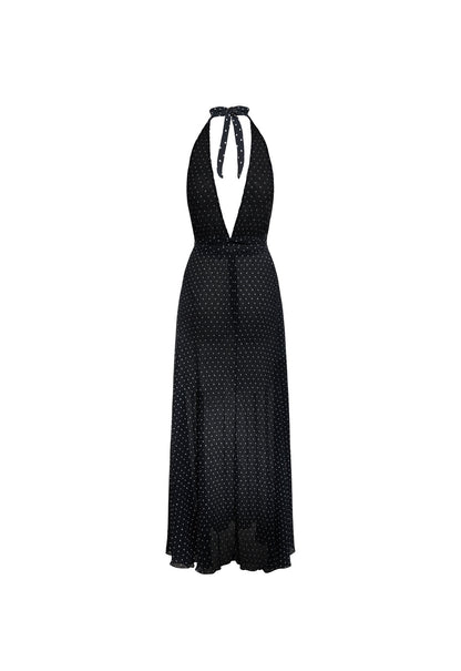 Lioness Fashion Quality DISTRICT MAXI - ONYX POLKA