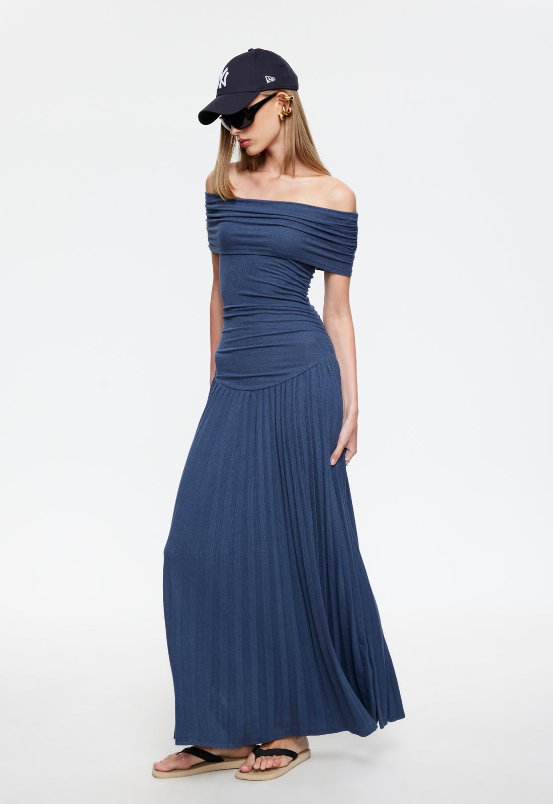 Lioness Fashion Sale FIELD OF DREAMS MAXI - NAVY