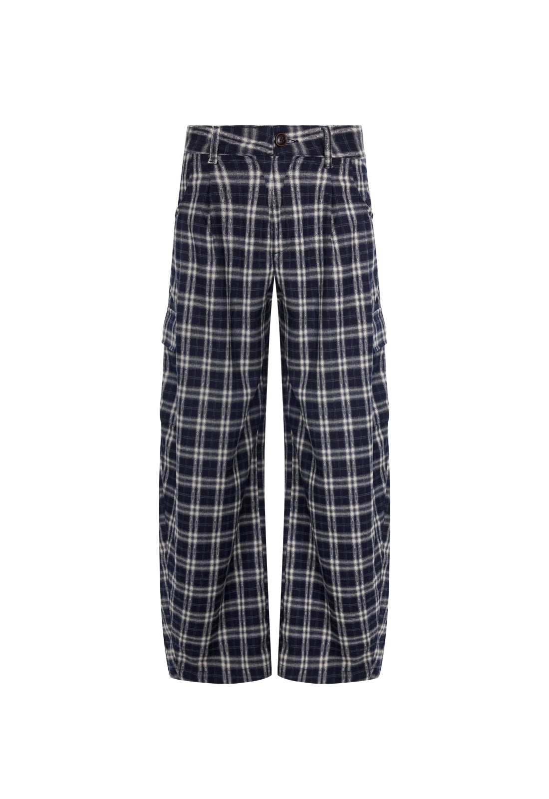 Lioness Fashion Classic Nova Pant - Navy Plaid