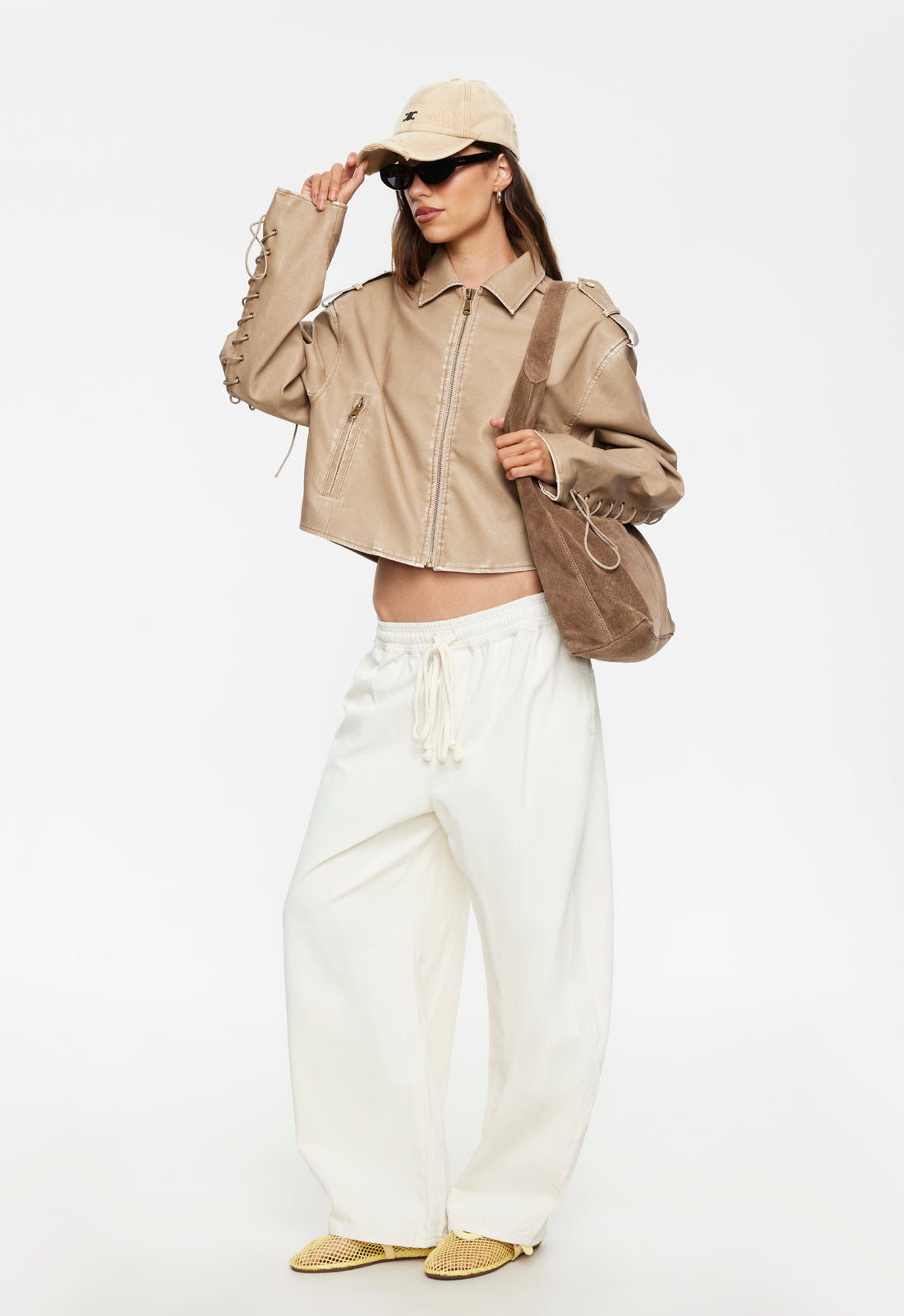 Lioness Fashion Premium Out Of Office Pant - Sand
