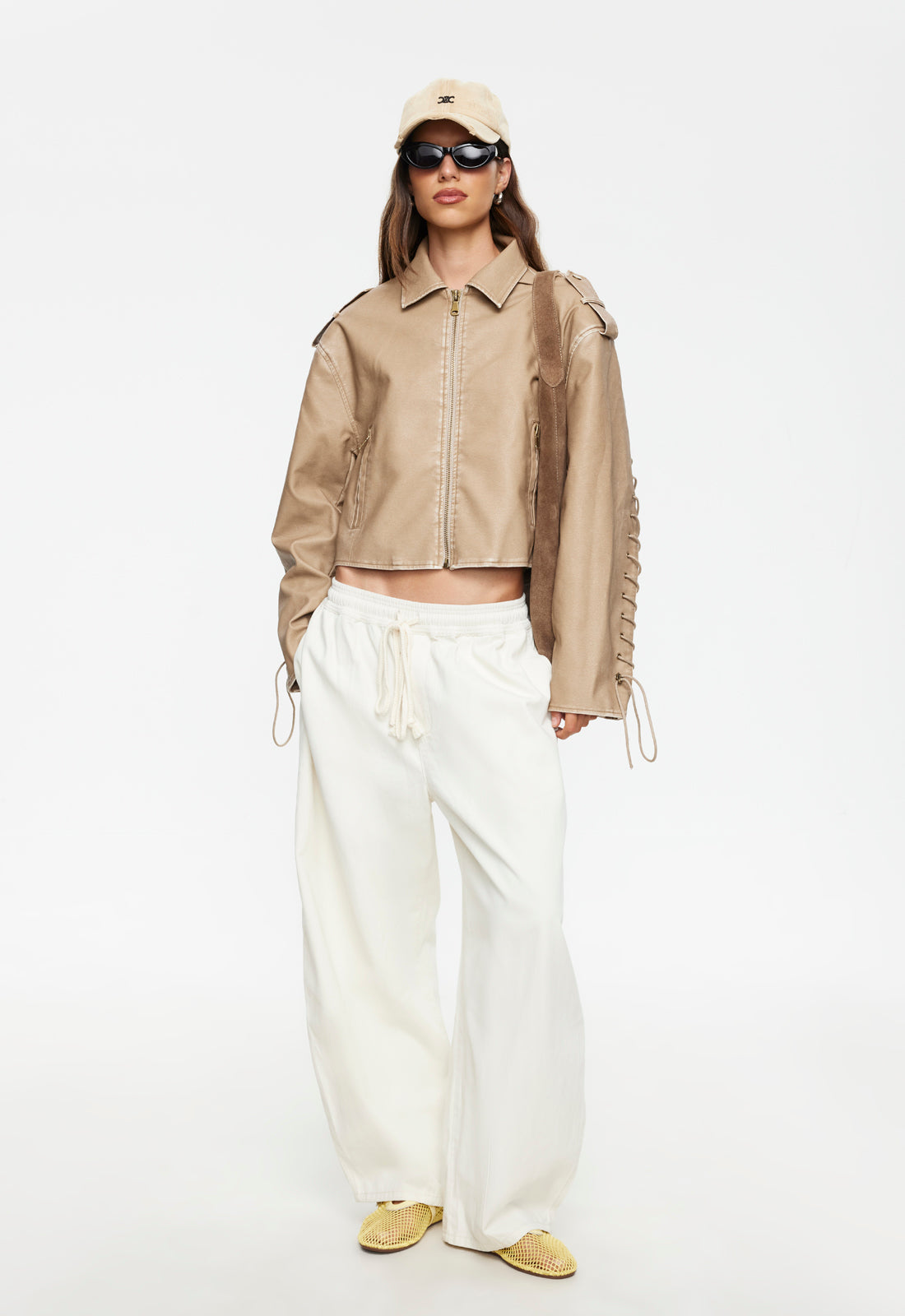 Lioness Fashion Premium Out Of Office Pant - Sand