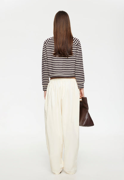 Lioness Fashion Deals Bloom Knit jacket - Beige Chocolate Stripe