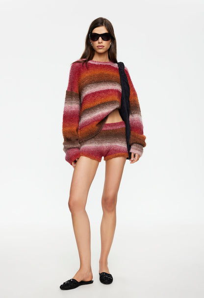 Lioness Fashion Latest Loyalty Knit Short - Wine