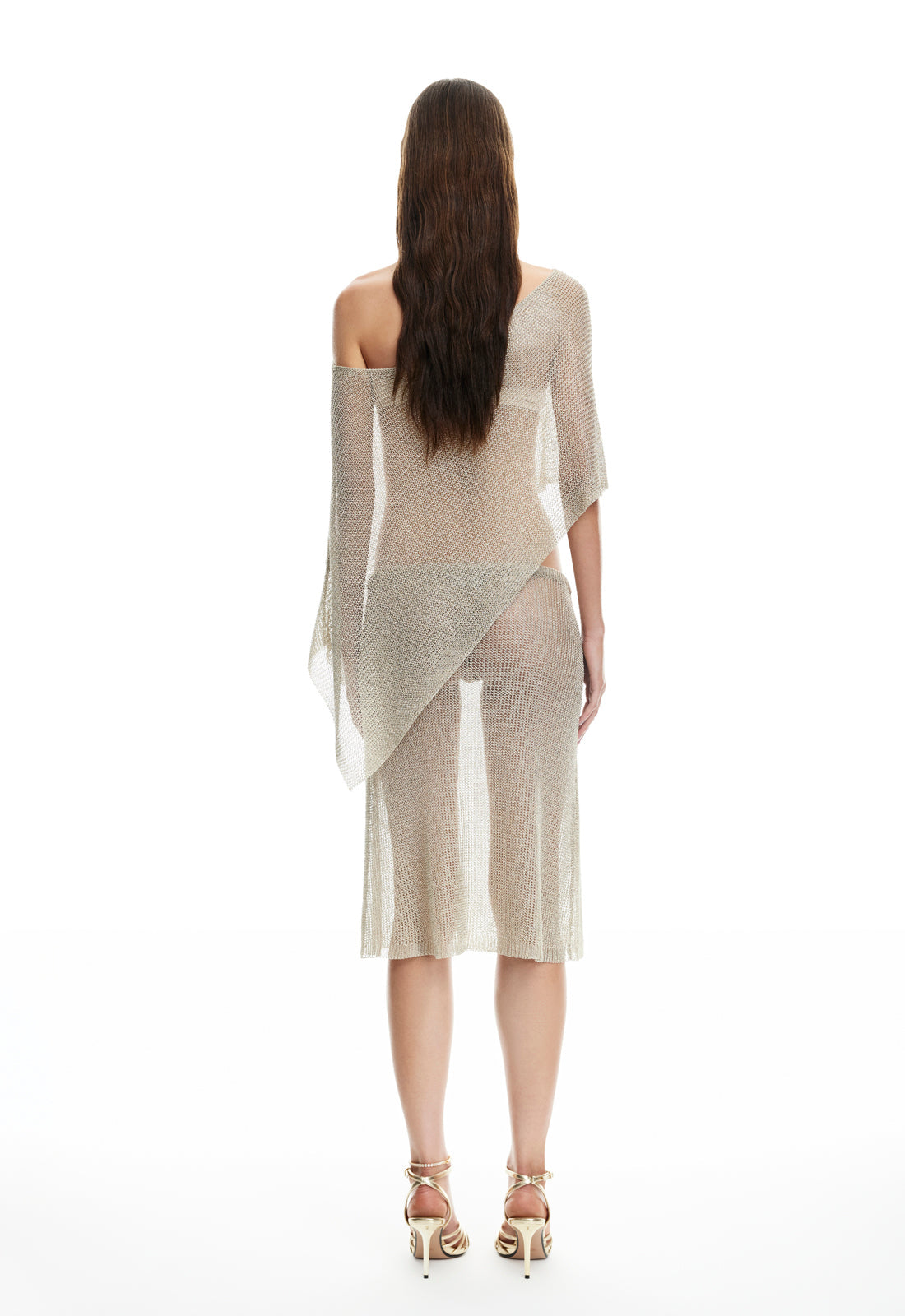 Lioness Fashion Smart Buy LUMINOUS MIDI SKIRT - TOPAZ