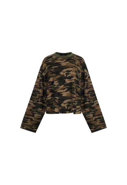 Lioness Fashion Popular Bloom Long Sleeve - Camo