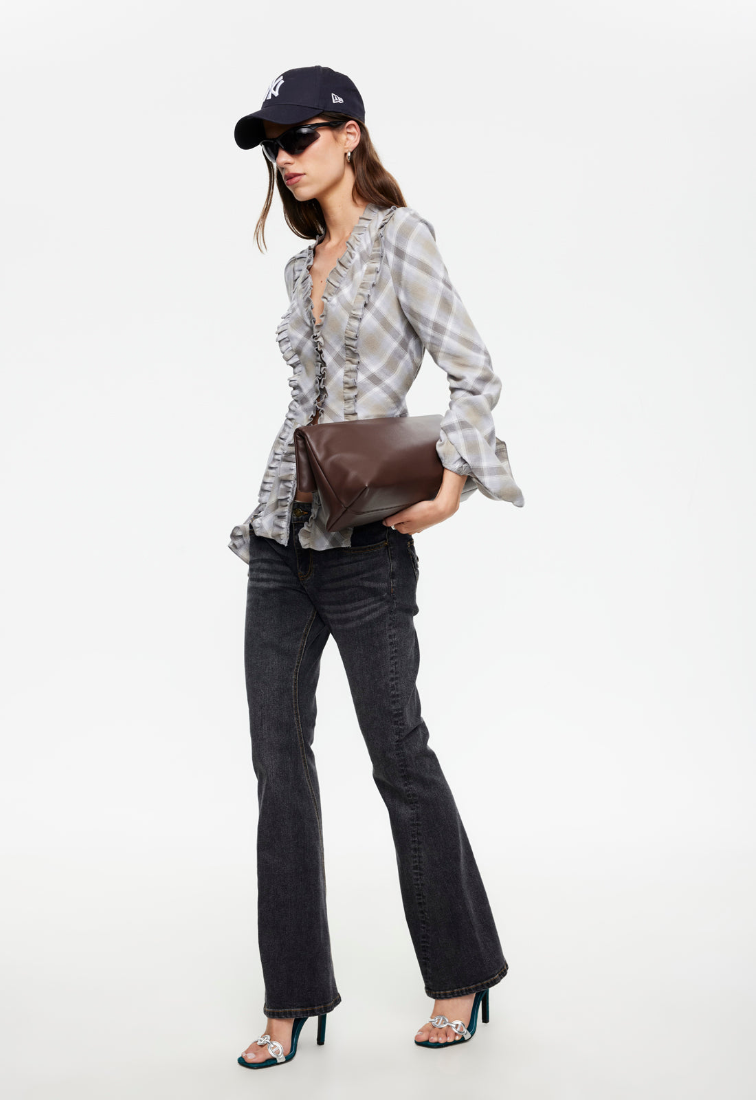 Lioness Fashion Great Value Odette Long Sleeve - Ash Plaid