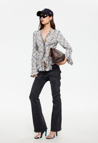 Lioness Fashion Great Value Odette Long Sleeve - Ash Plaid
