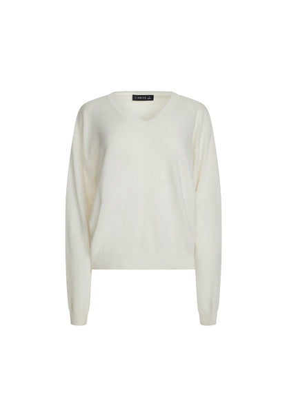 Lioness Fashion Customer Favorite Olsen V Knit - Porcelain