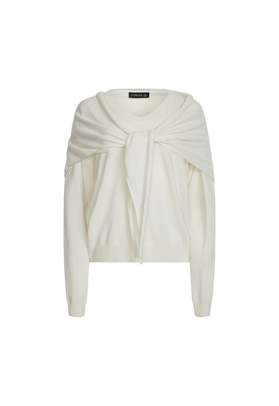 Lioness Fashion Customer Favorite Olsen V Knit - Porcelain
