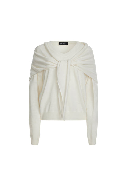 Lioness Fashion Customer Favorite Olsen V Knit - Porcelain