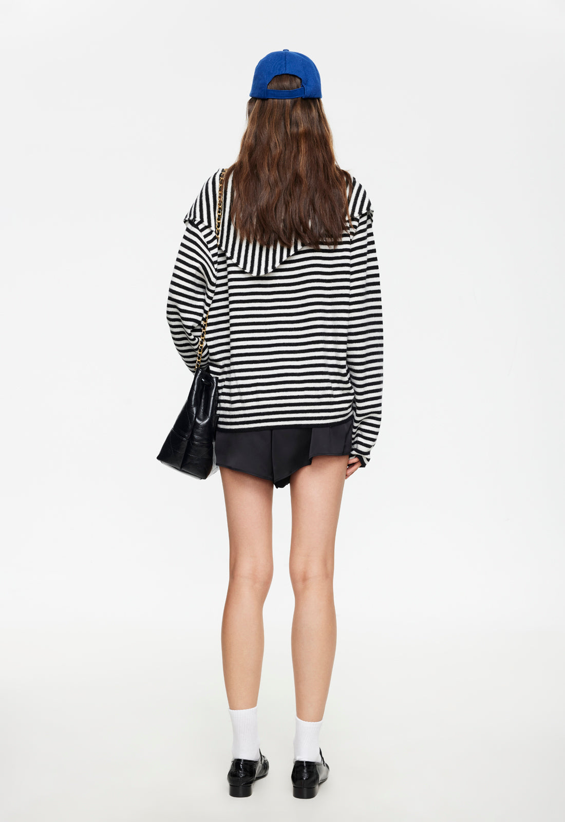 Lioness Fashion Customer Favorite Olsen Knit - Onyx Stripe