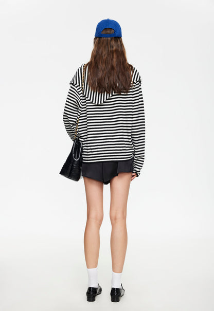 Lioness Fashion Customer Favorite Olsen Knit - Onyx Stripe