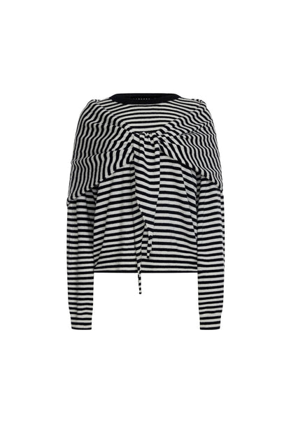 Lioness Fashion Customer Favorite Olsen Knit - Onyx Stripe