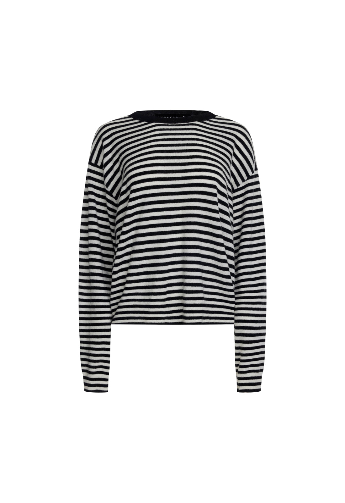 Lioness Fashion Customer Favorite Olsen Knit - Onyx Stripe