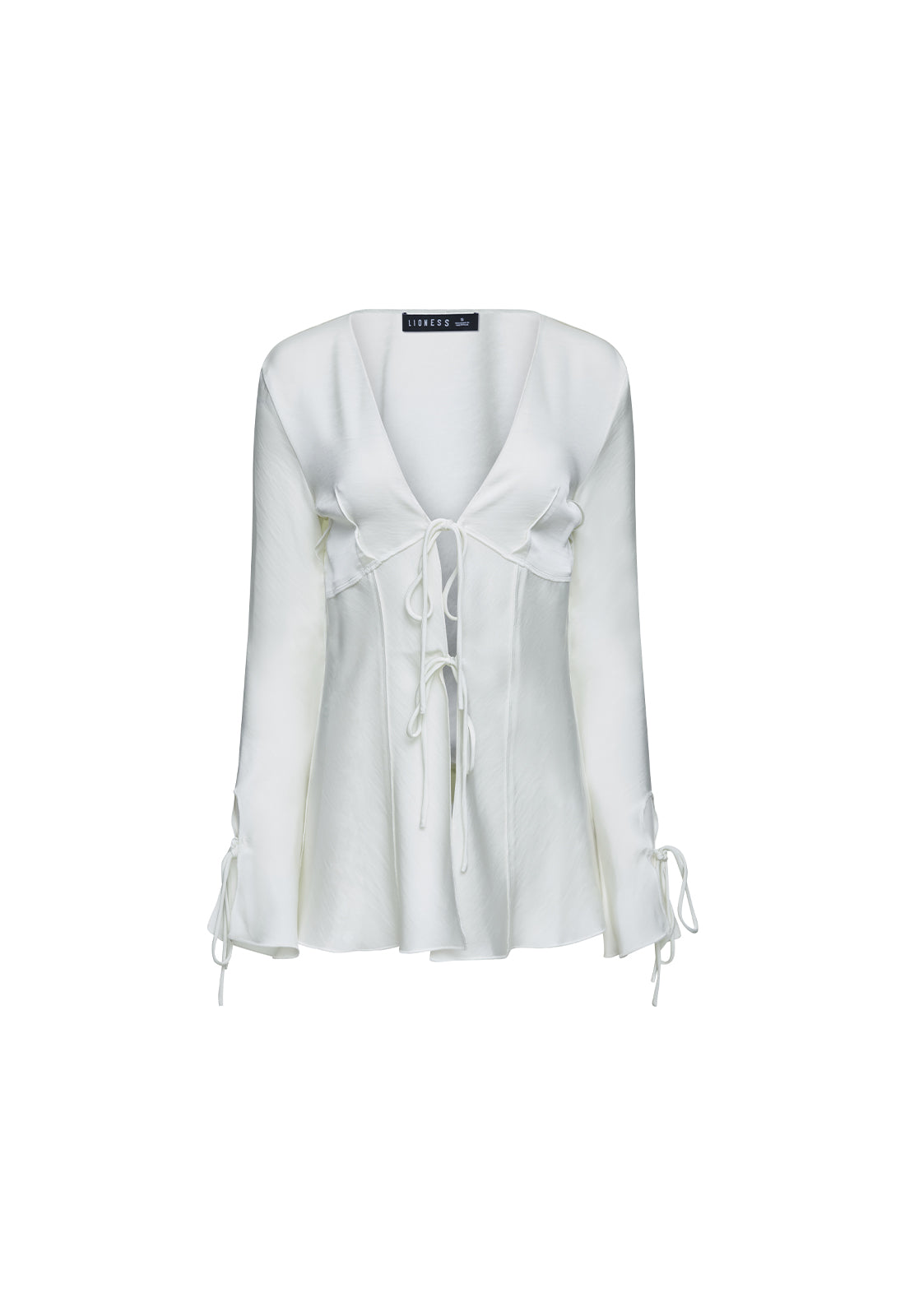 Lioness Fashion Deals Veil Long Sleeve - Porcelain