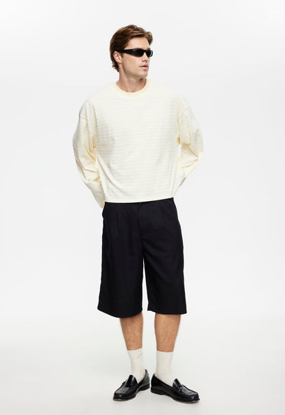 Lioness Fashion Quality BLOOM LONG SLEEVE - LEMON STRIPE
