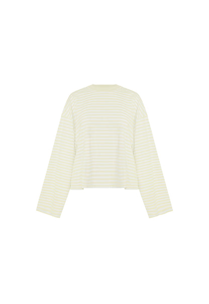Lioness Fashion Quality BLOOM LONG SLEEVE - LEMON STRIPE
