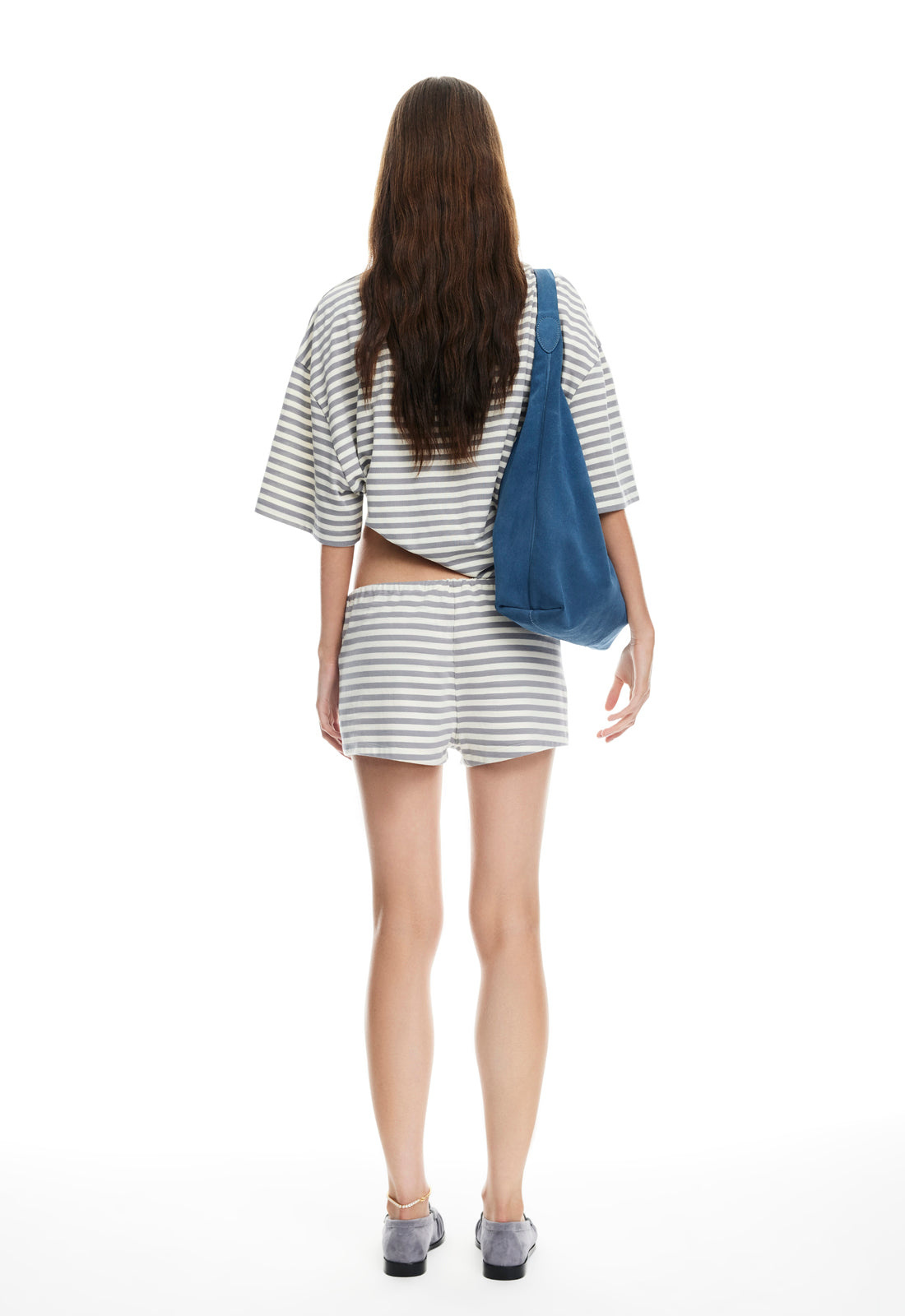 Lioness Fashion Recommended Bloom Short Sleeve - Ash Stripe