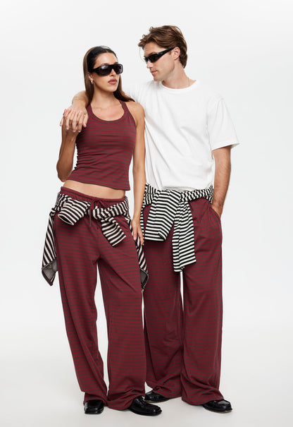 Lioness Fashion Latest Bloom Pant - Chocolate Wine Stripe