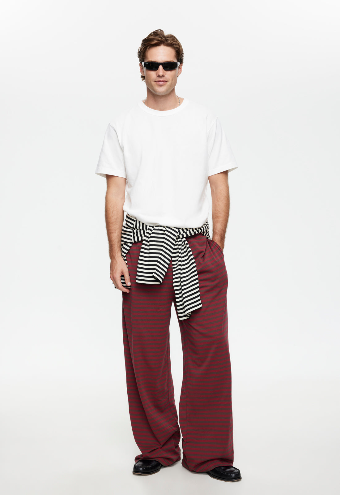 Lioness Fashion Latest Bloom Pant - Chocolate Wine Stripe